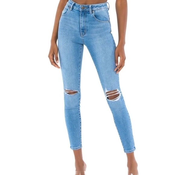 Rolla’s Eastcoast Ankle Busted Knee High Rise Skinny Jeans 27 - Picture 1 of 6